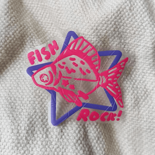 fish rock! - suncatcher