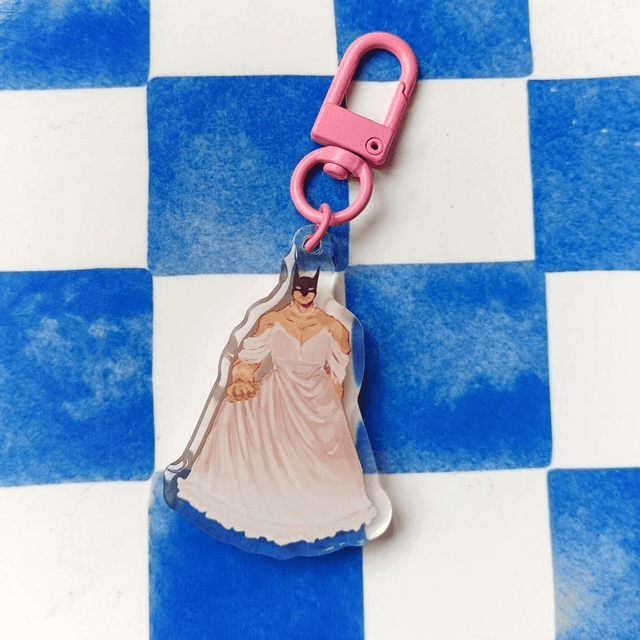 prettiest bat at the ball - acrylic keychain