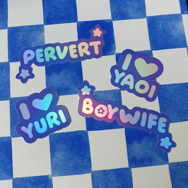 fandom - holographic stickers