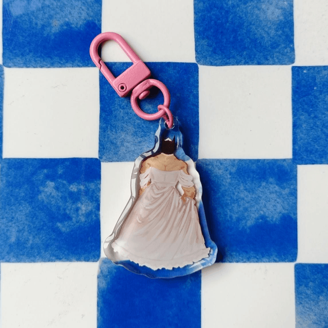prettiest bat at the ball - acrylic keychain