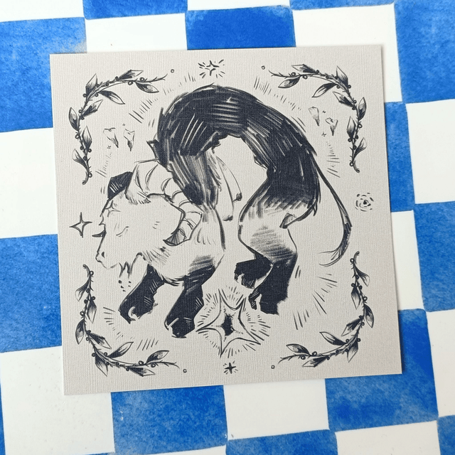 unseen - square print