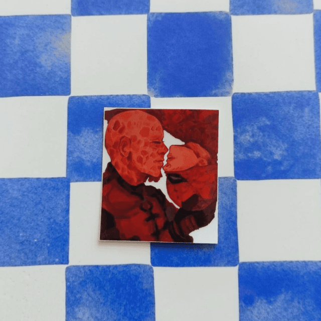 airtime kiss - transparent sticker