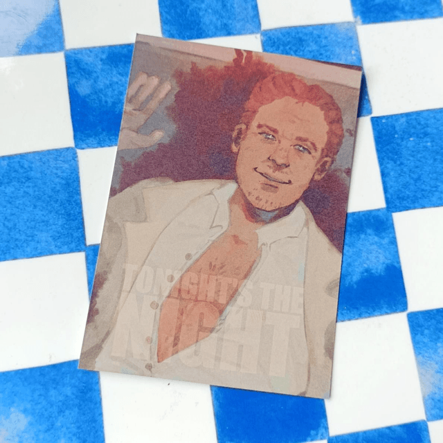 tonight&#039;s the night - A7 mini print