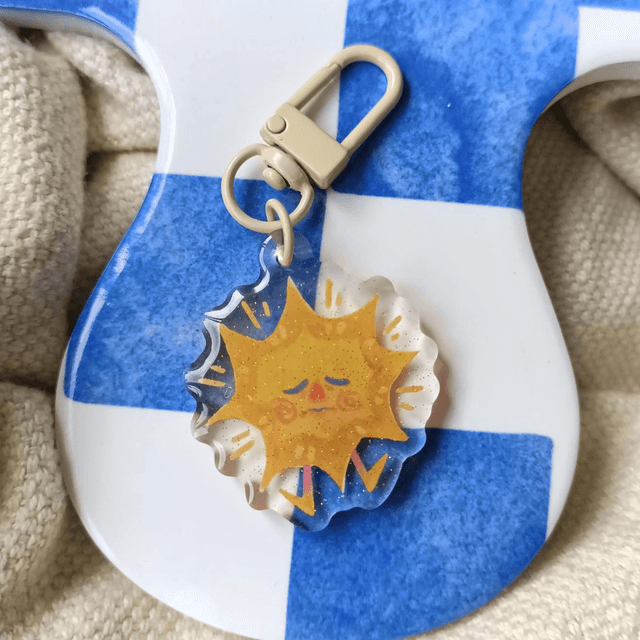 sunny darling - acrylic keychain