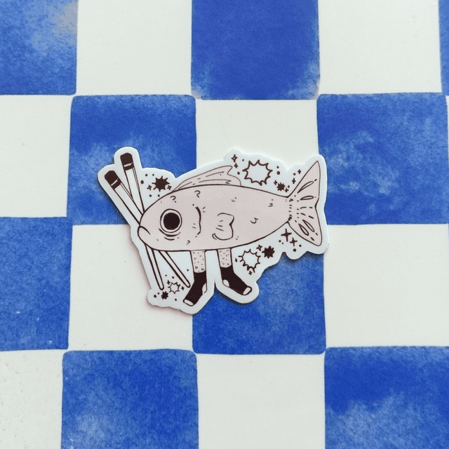 fish sauce - vinyl sticker